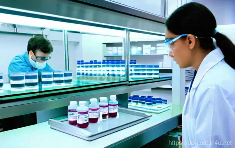 건강 보조제 비용 - **Prompt 1: The Foundation of Quality Supplements**
"A brightly lit, modern, and sterile laborat...