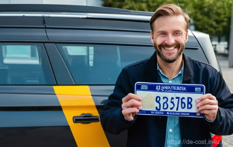 신차 등록비용 - **Prompt 2: Efficient Online Car Registration (i-Kfz)**
    "A well-lit, candid shot of a focused wo...